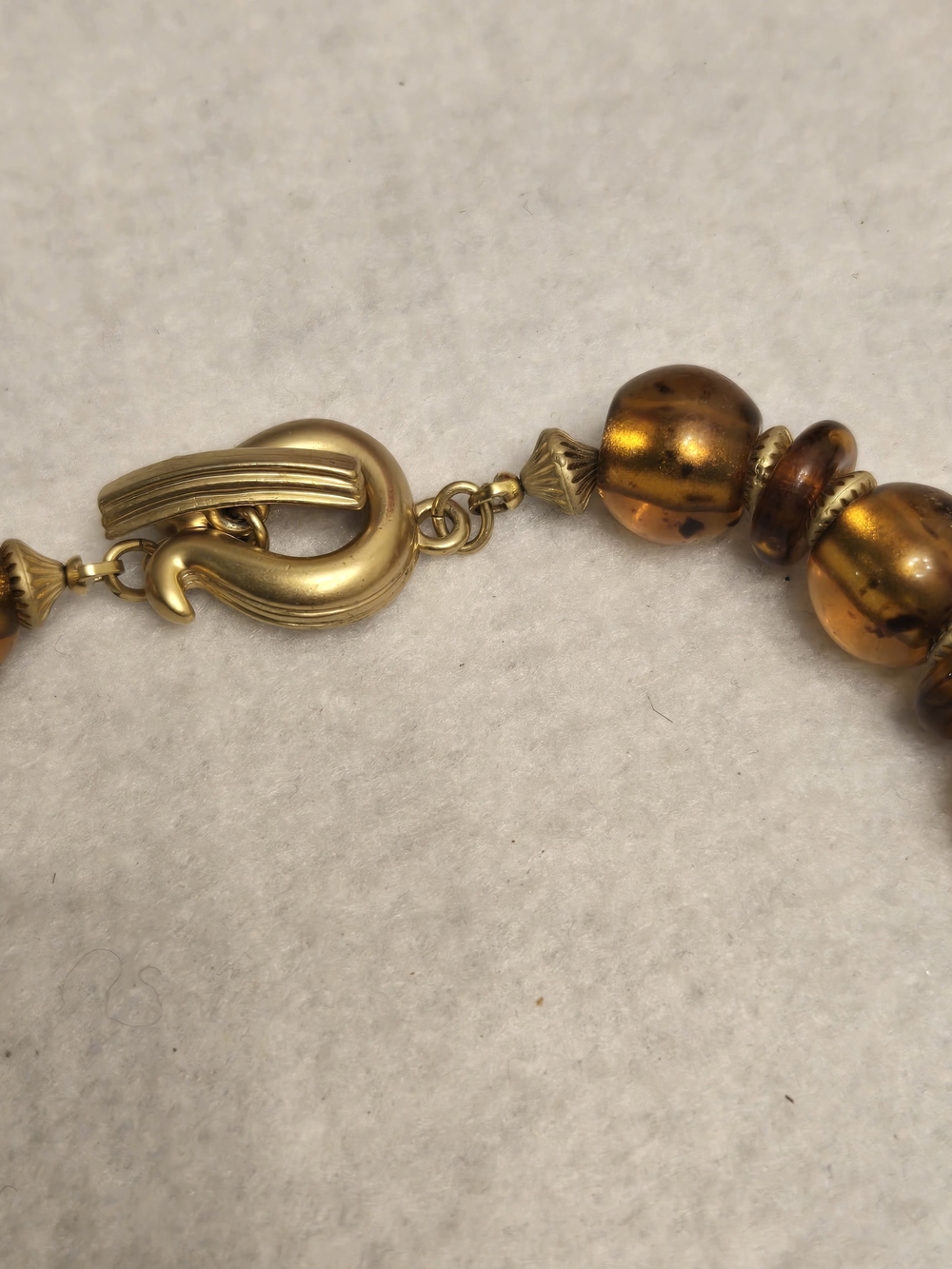 Givenchy Amber Glass Bead Necklace - Classic Women Jewelry - Picture 9 of 14